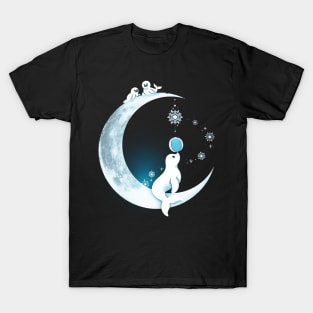 White Seal Moon T-Shirt